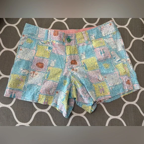 Lilly Pulitzer Callahan Cotton Shorts Size 6 - Picture 1 of 8